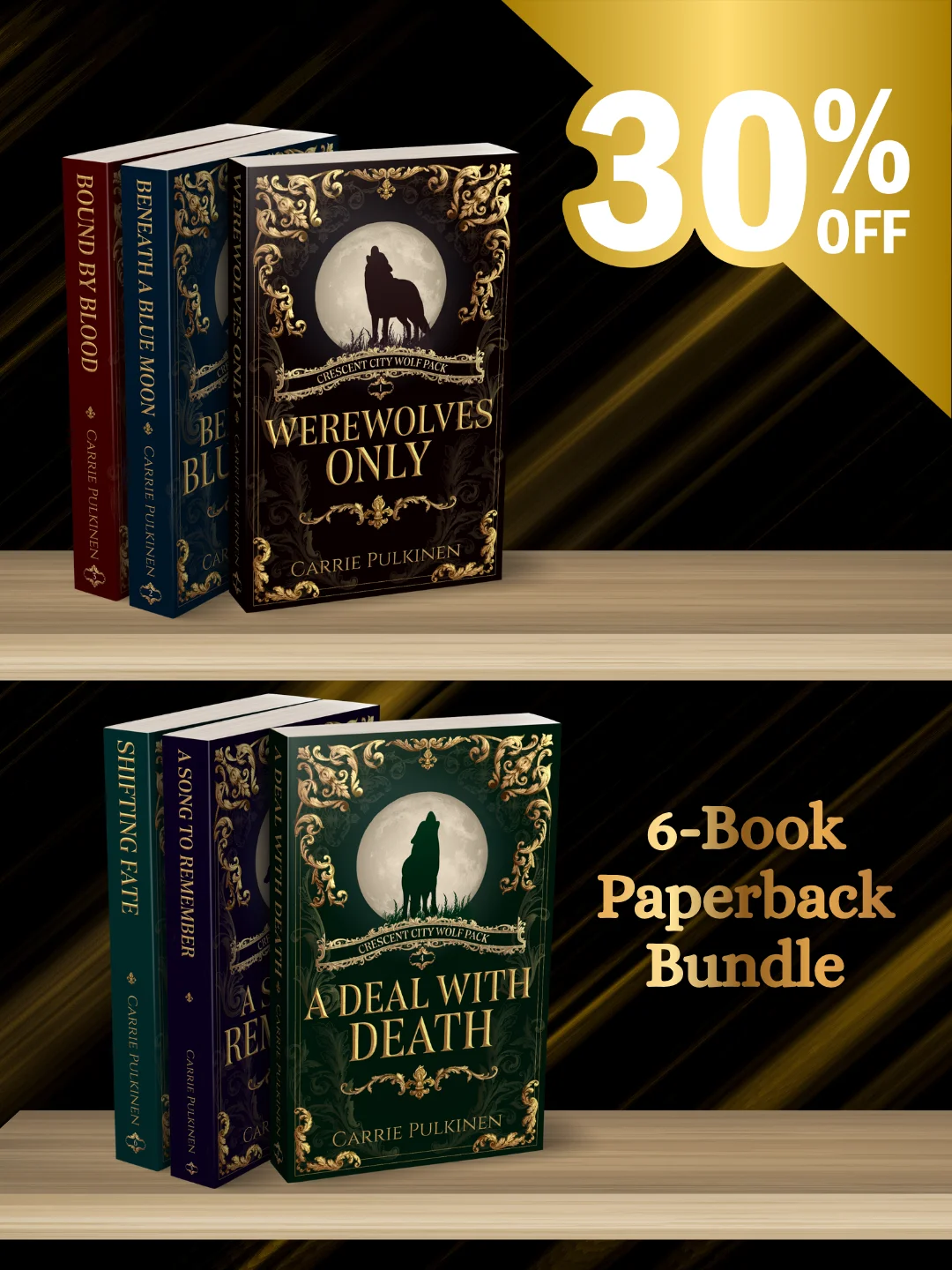 Crescent City Wolf Pack Complete Series Paperback Bundle product image (1)