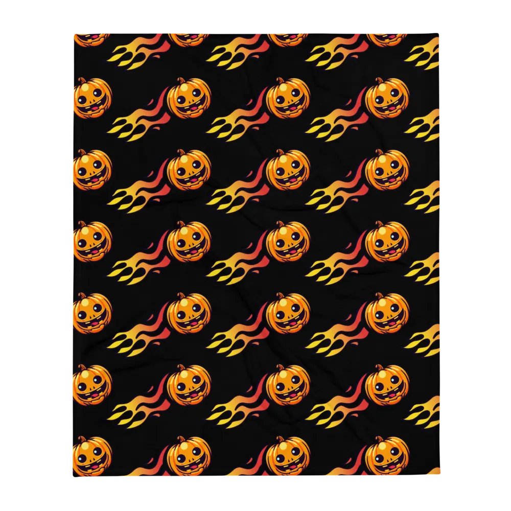 MSLA Halloween Pumpkin - Throw Blanket product image (1)