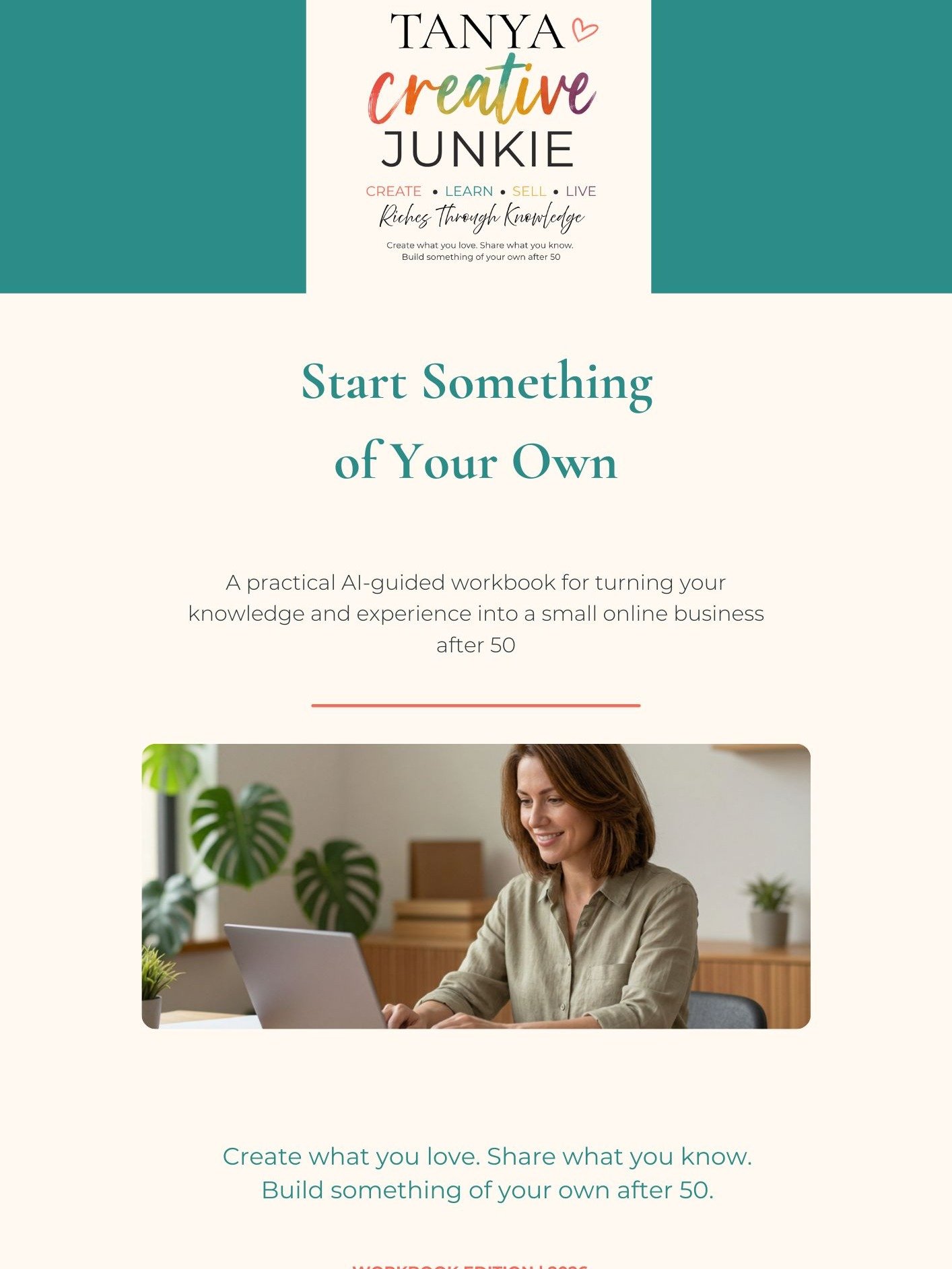Start Something of Your Own | AI Business Workbook After 50 product image (2)