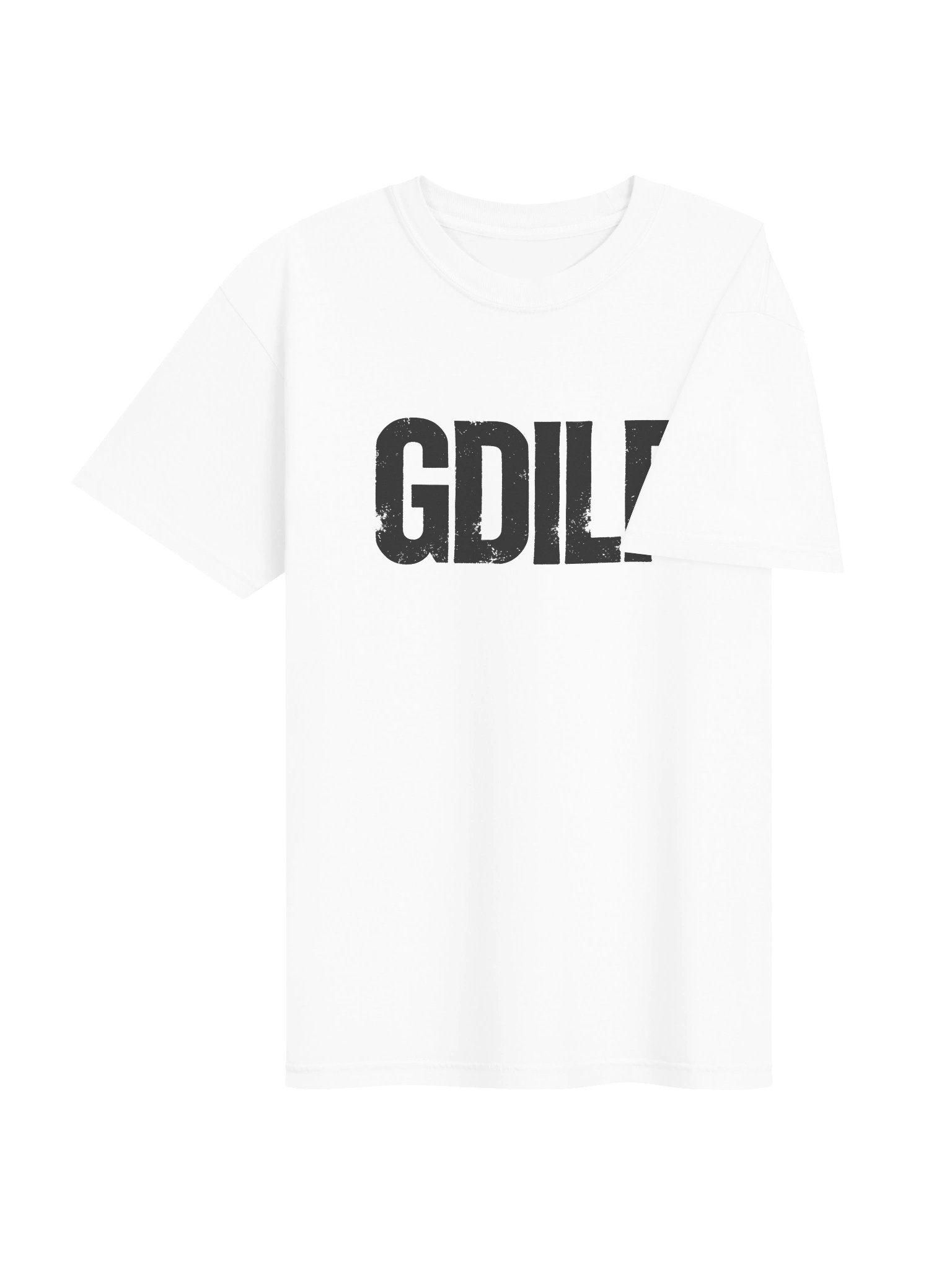GDILF in Black Grungy Letters T-Shirt product image (5)