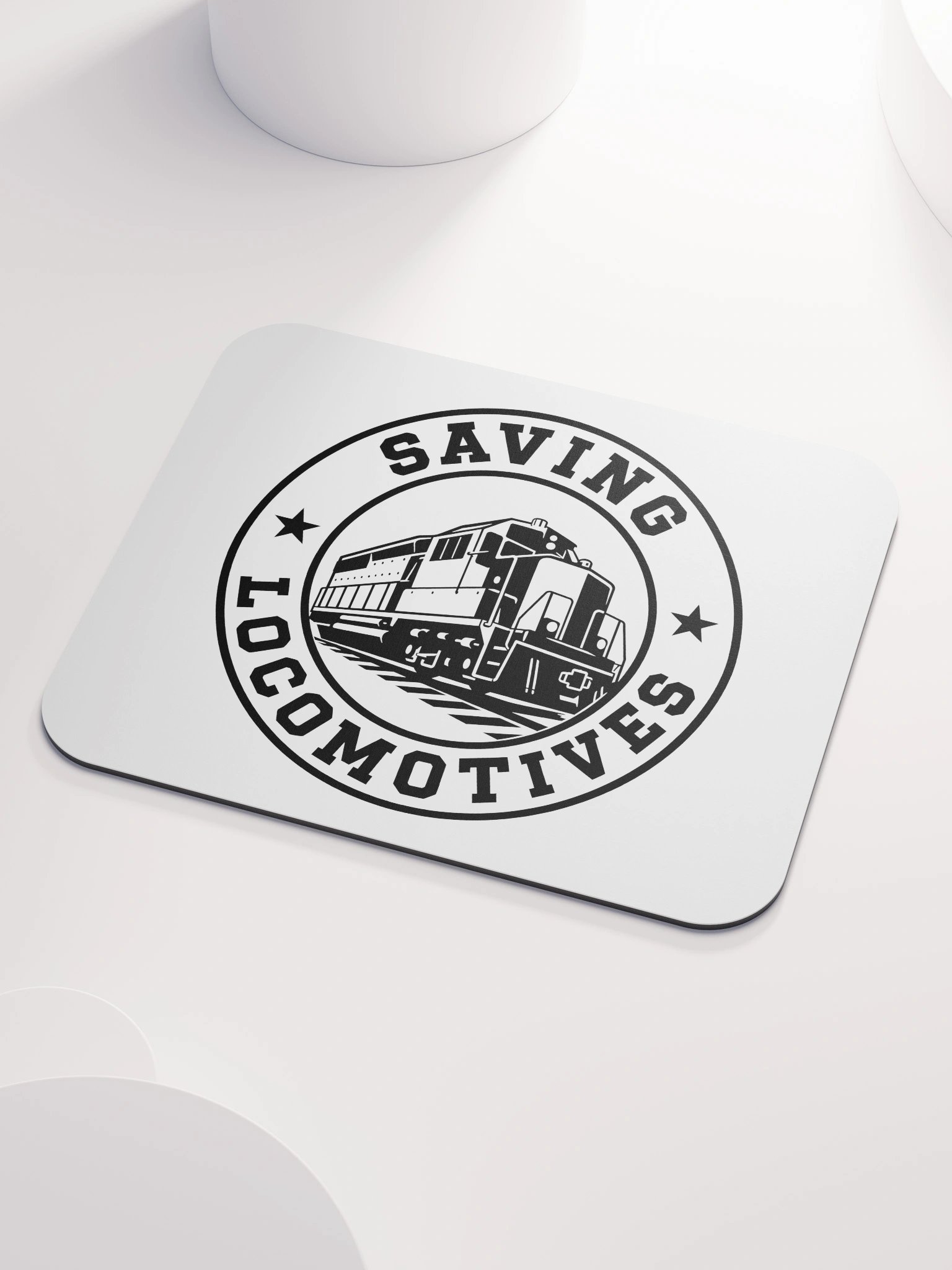 Saving Locomotives Railroad Mouse Pad product image (3)