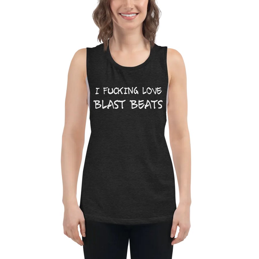 I Love Blast Beats women's tank product image (6)
