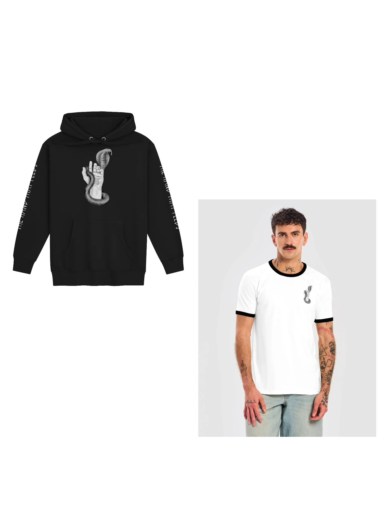 The Hand That Feeds Ringer and Hoody U product image (1)