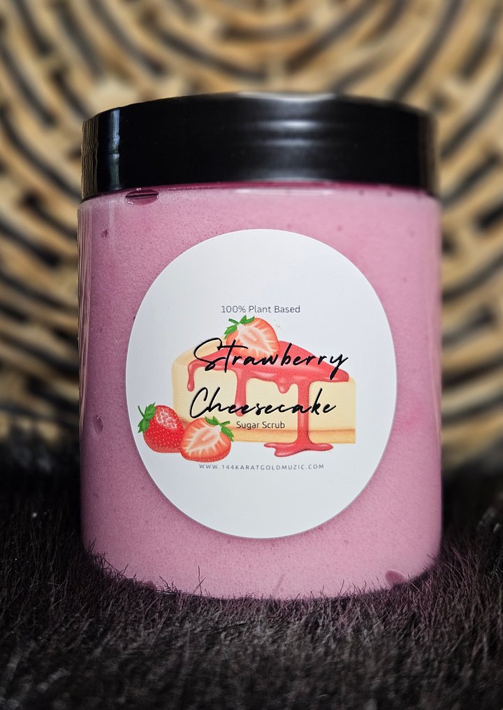 STRAWBERRY CHEESECAKE SUGAR SCRUB (NEW) product image (1)