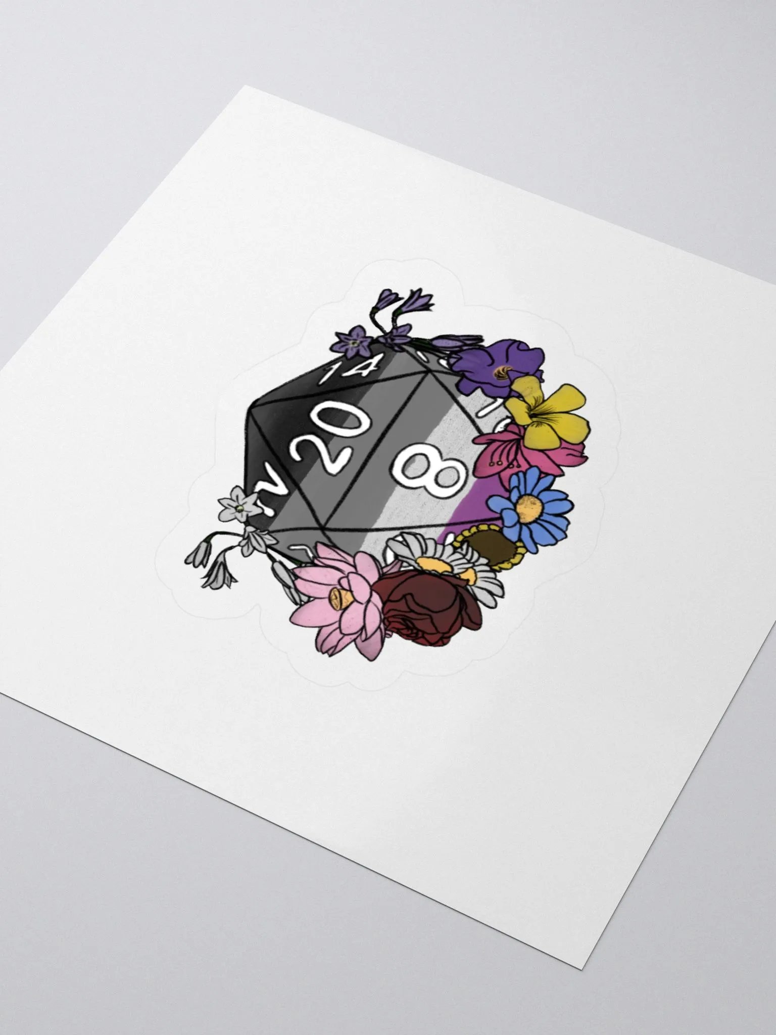 DnD Inspired Pride - Sticker - Ace product image (3)