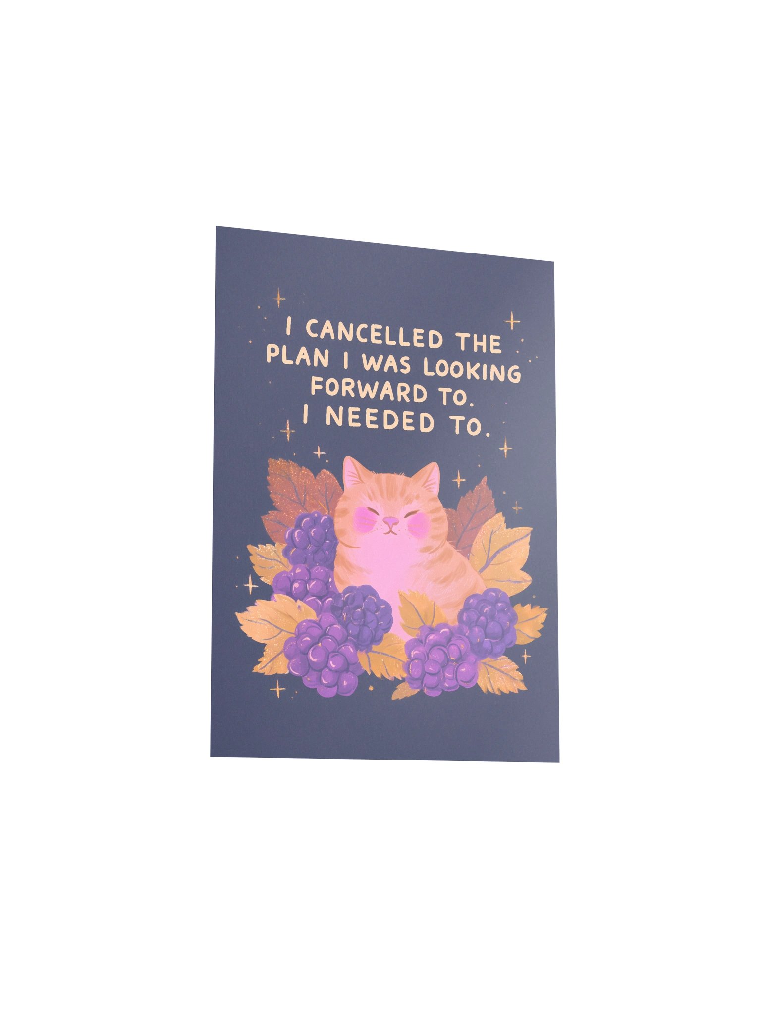 I Cancelled the Plan Cat Poster product image (24)