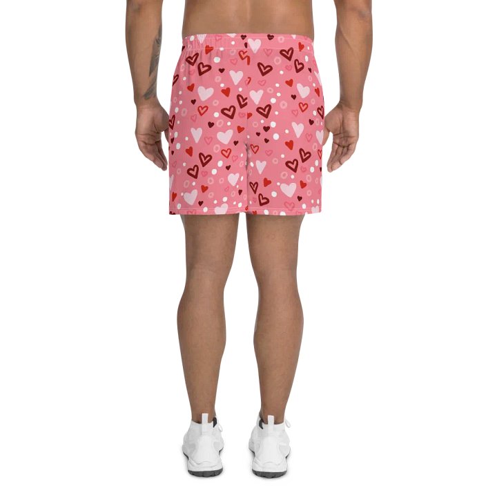 Heart Print Men's Shorts product image (1)