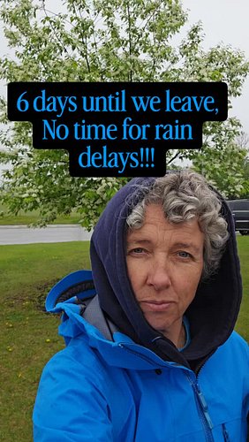 6 days until departure and the to-do list isn't shrinking itself! Mother Nature tried to stop the progress, but our 270 Darch...