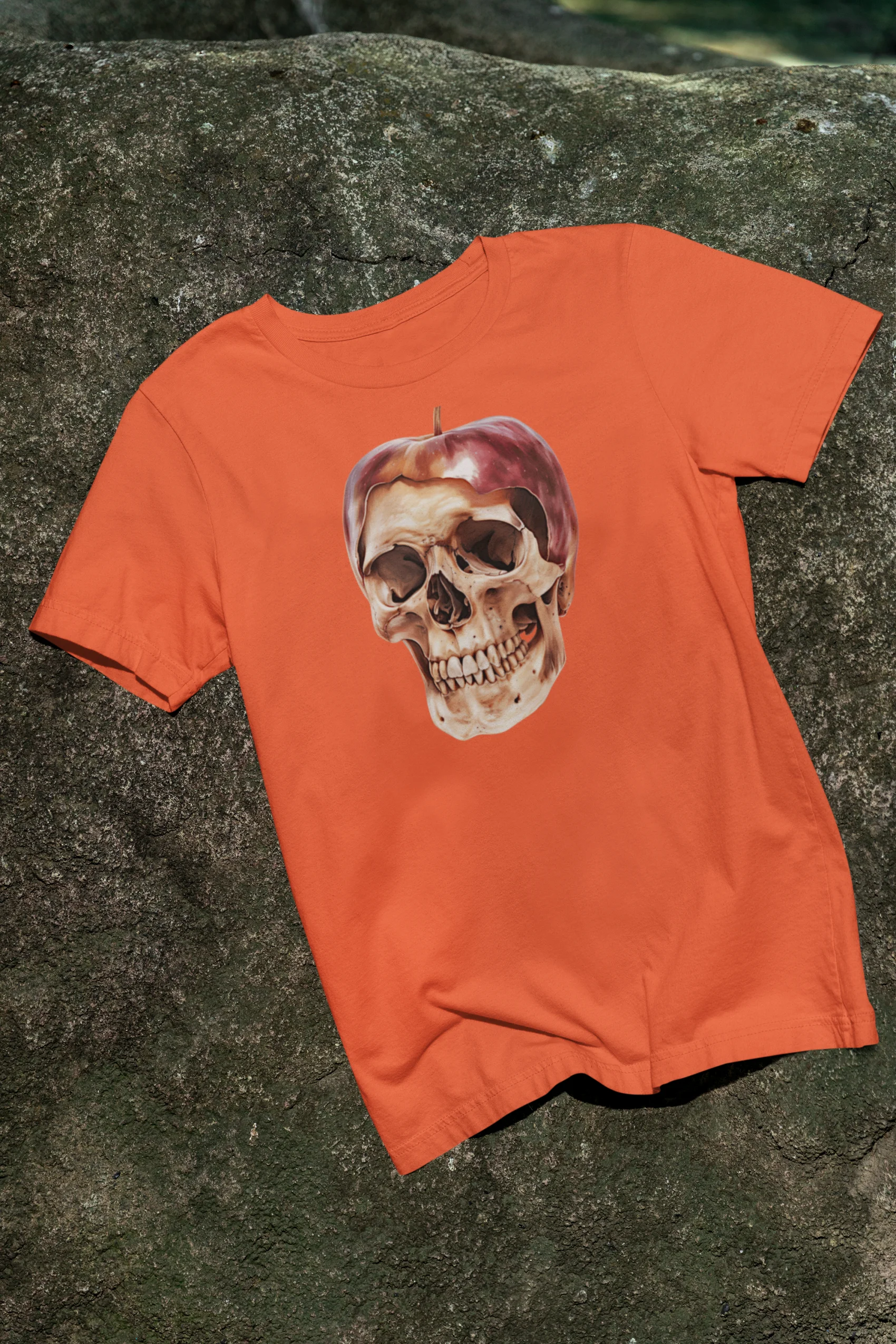 Surreal Apple Skull T-Shirt product image (1)