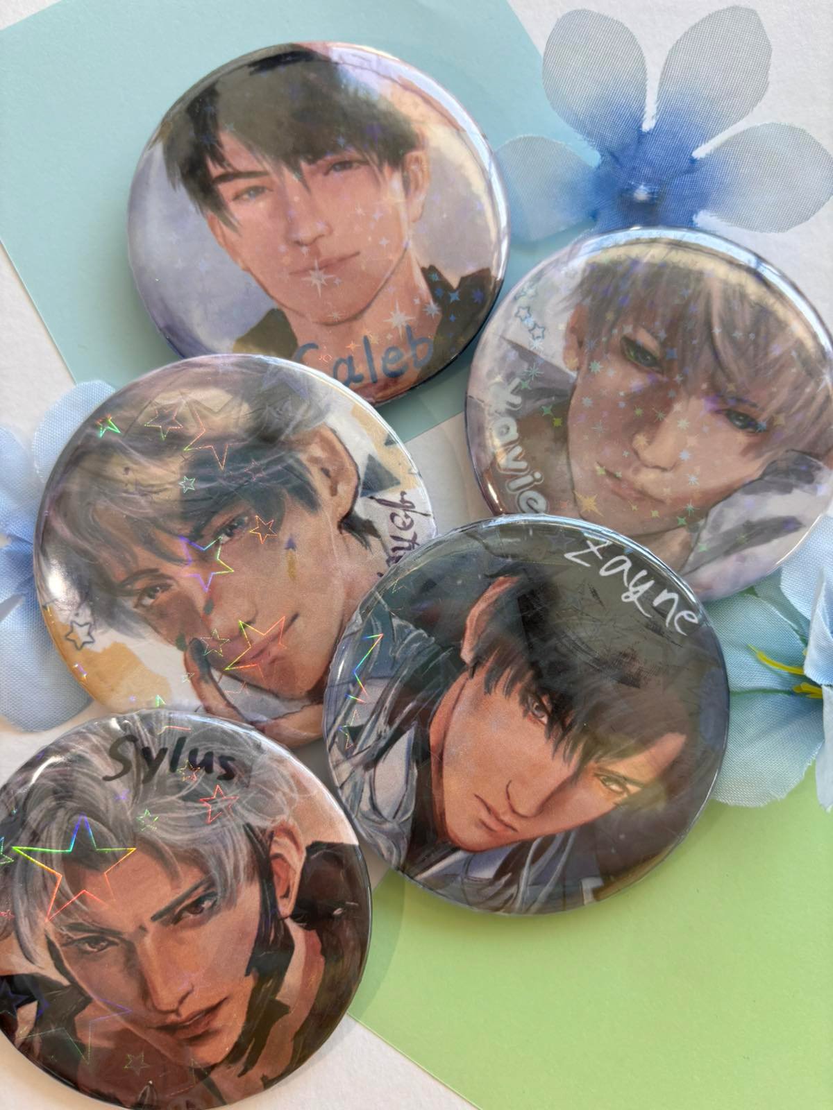 Love&Deepspace Button Pins product image (1)