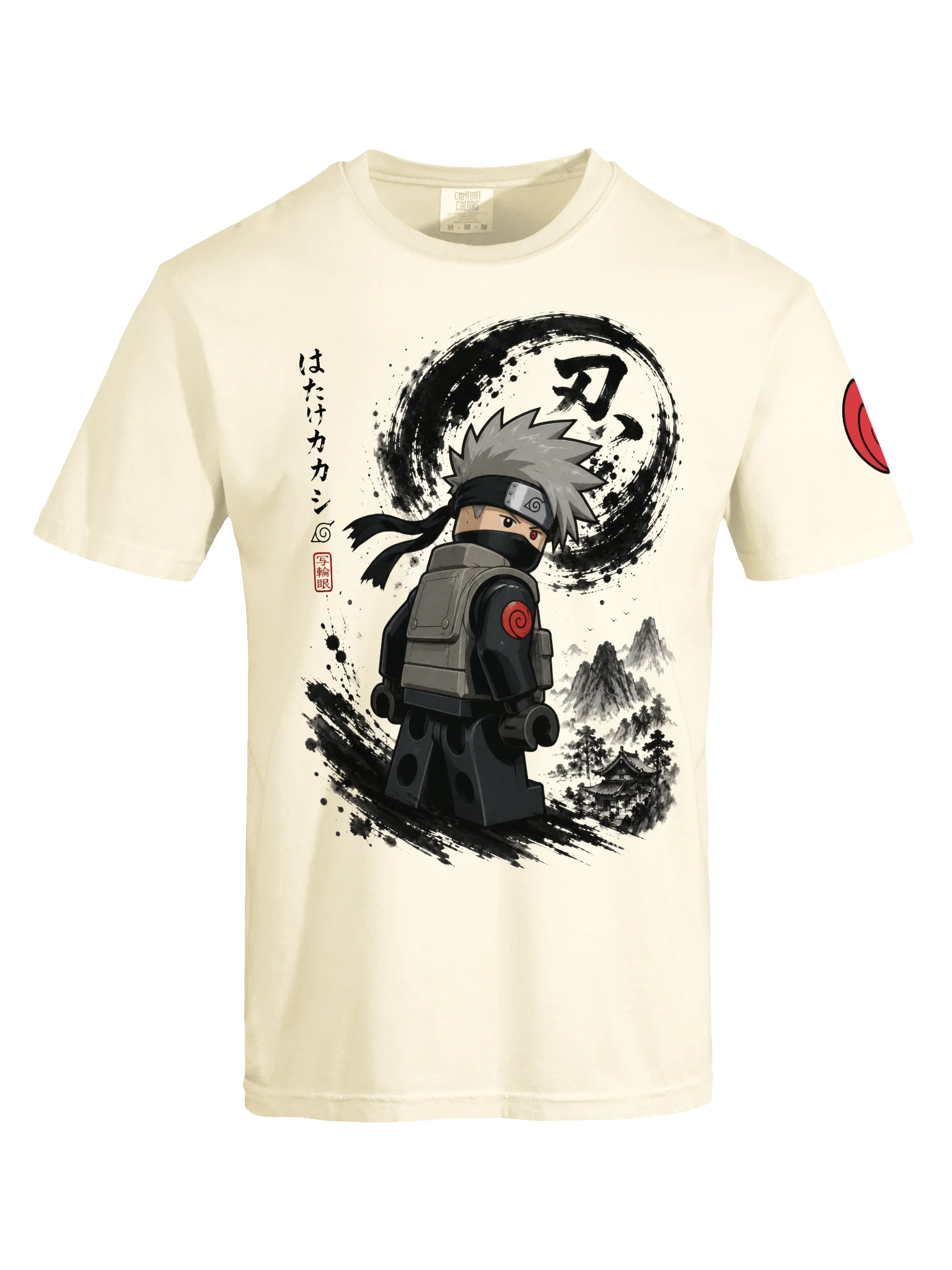 Kakashi Lego-Style Anime Graphic Tee product image (1)