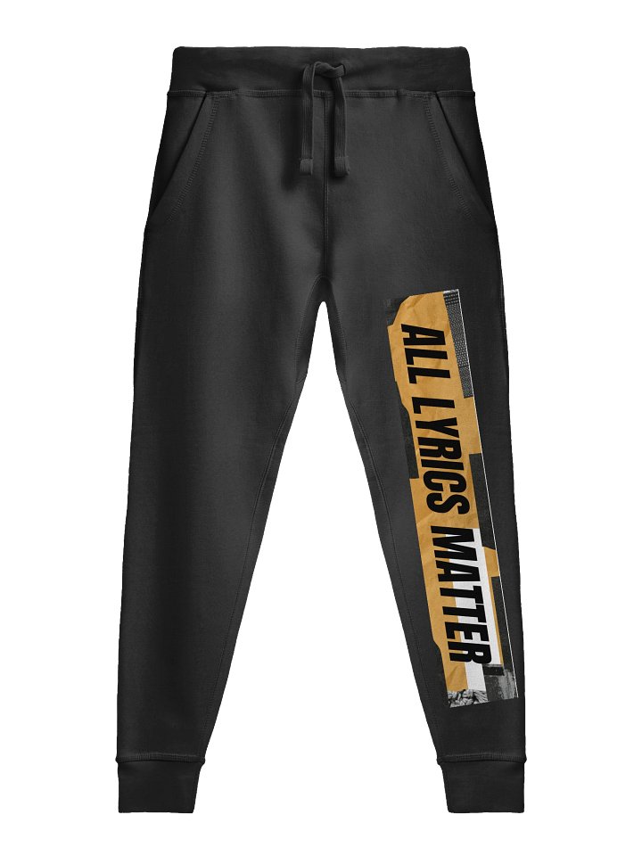 All Lyrics Matter Joggers product image (1)