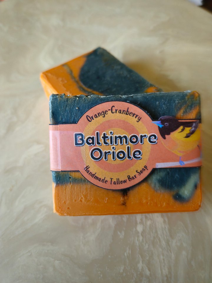 Baltimore Oriole Tallow Bar Soap product image (1)