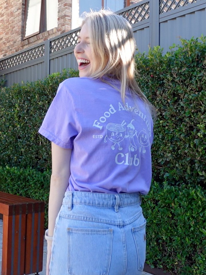Food adventure club T-Shirt PURPLE! product image (2)