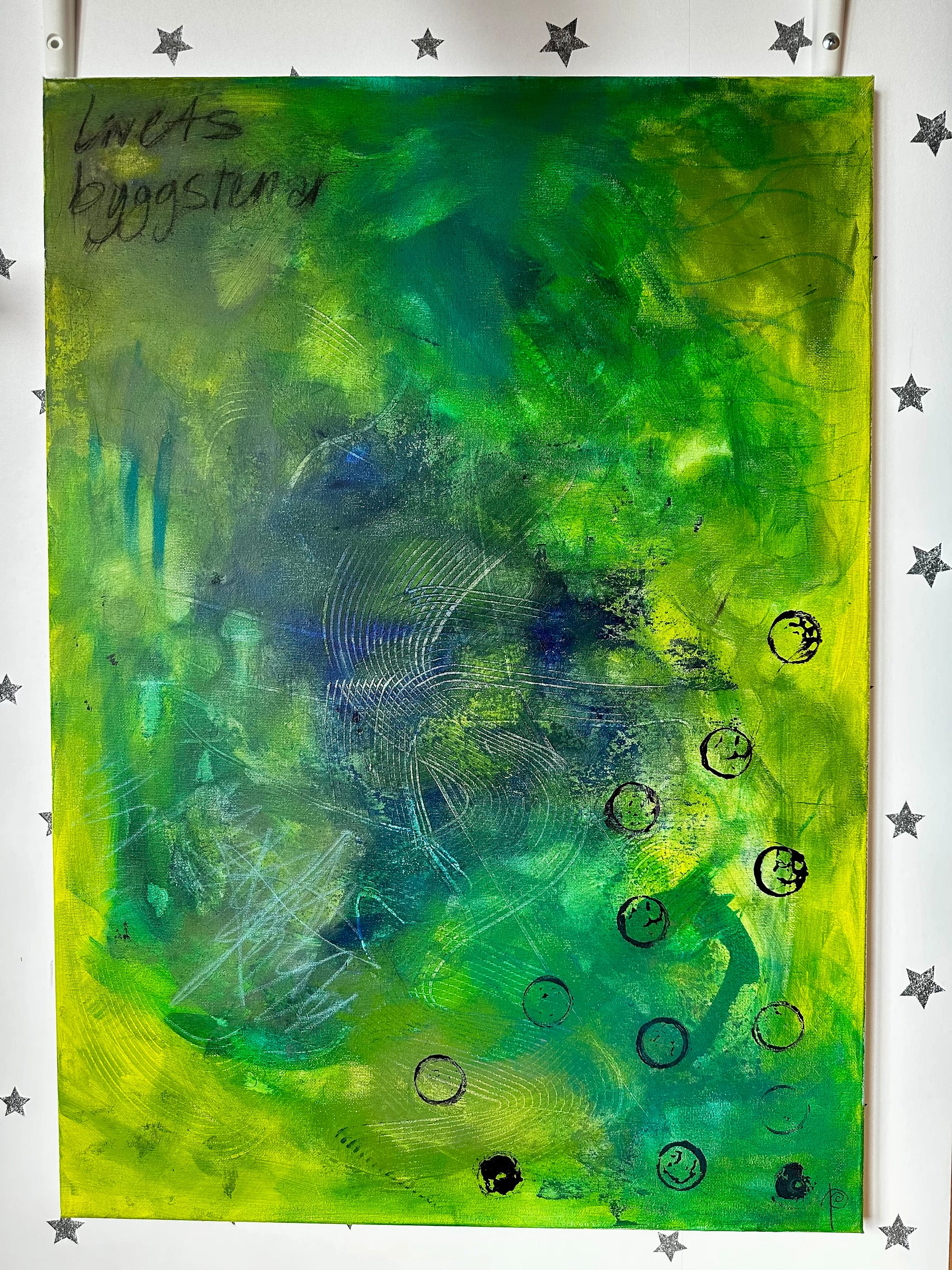 'building blocks of life’ acrylic on canvas original painting product image (5)