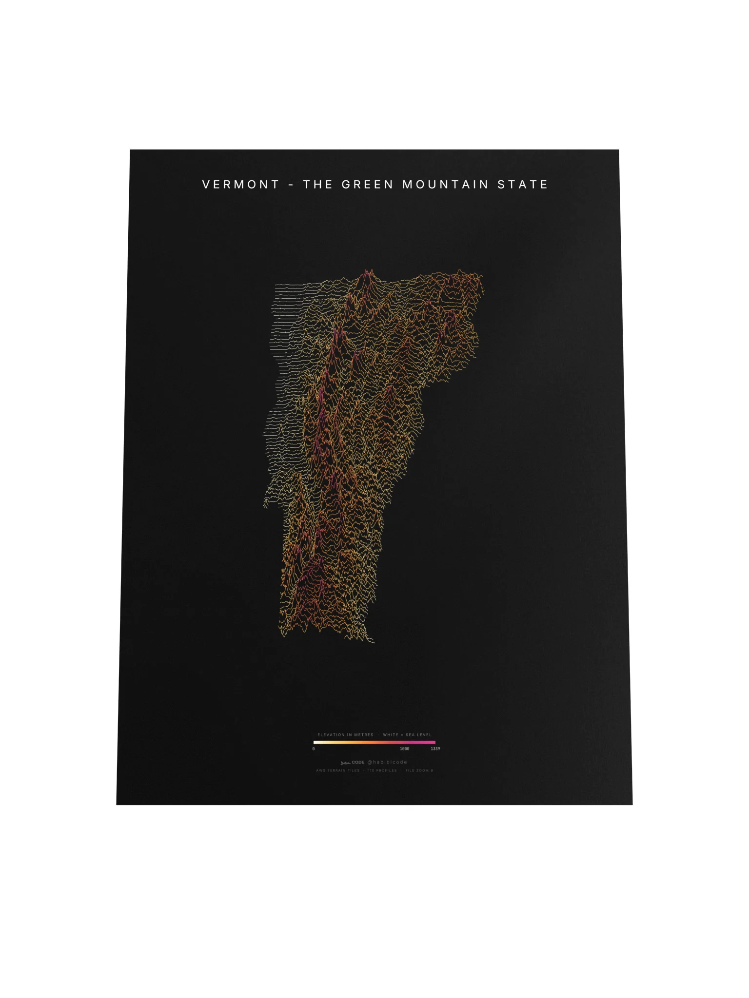 Ridgeline Poster - Vermont product image (4)