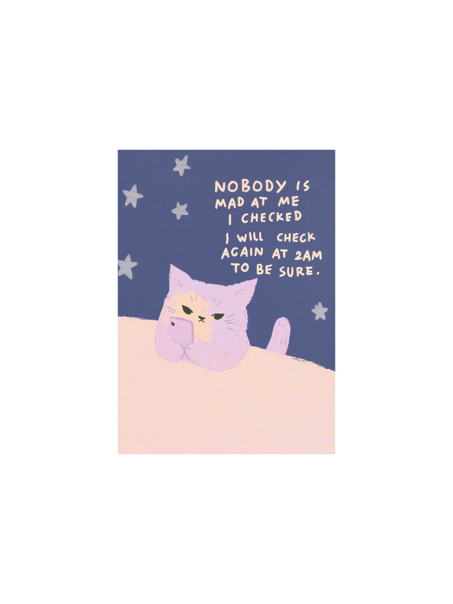 Nobody Is Mad at Me Cat Poster product image (3)
