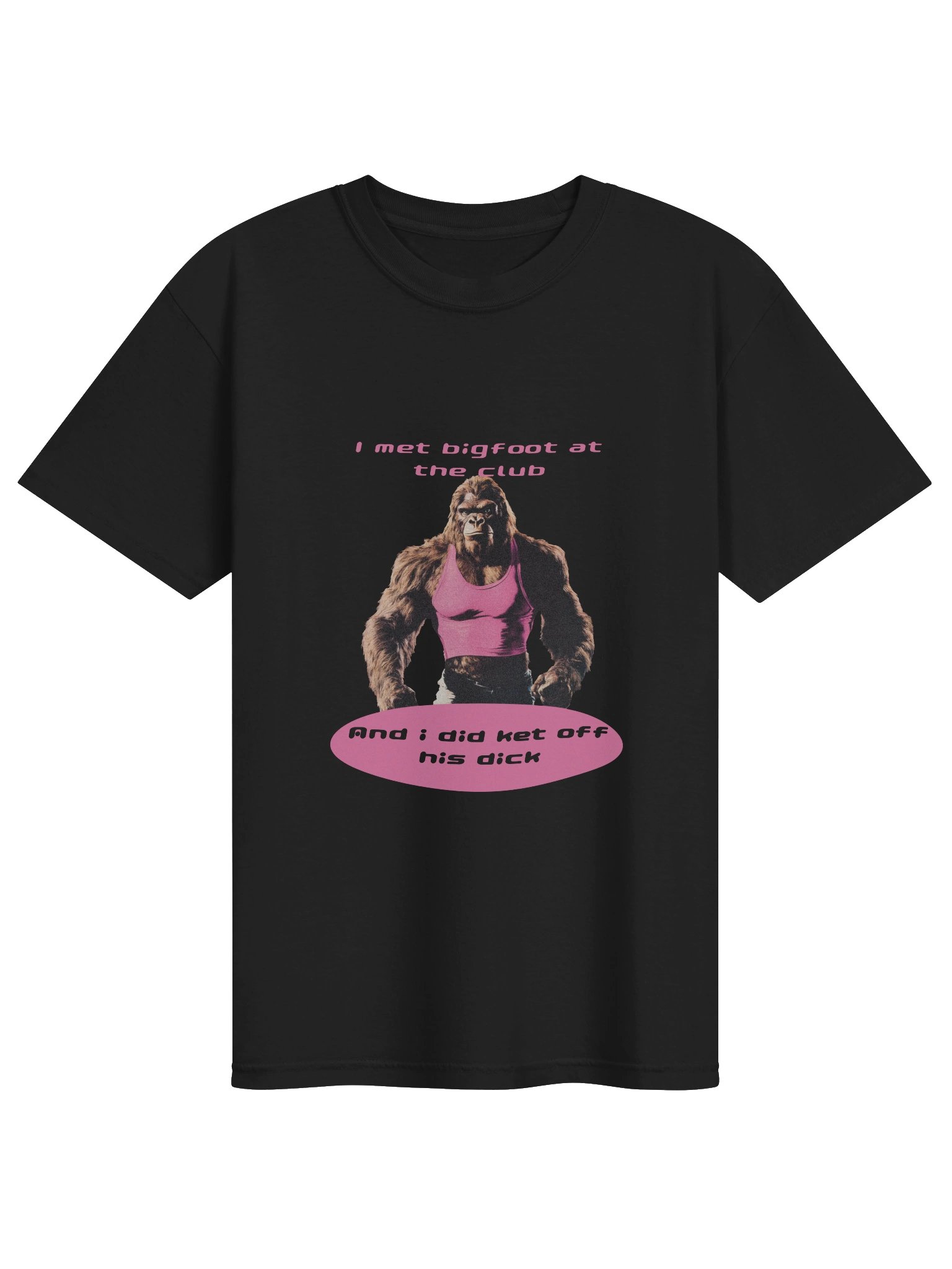 Bigfoot t-shirt product image (1)