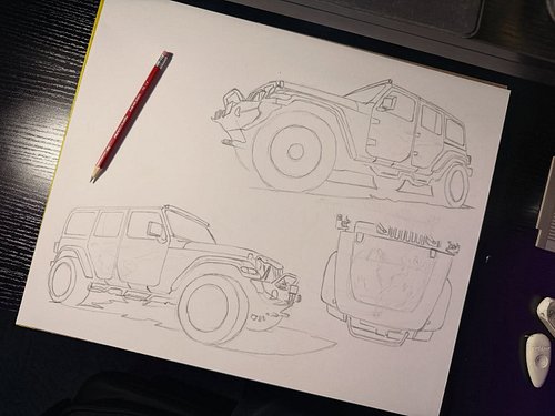 3hrs for a sketch but the next piece is started 💪🏼

#jeep #jeepwrangler #wrangler #toothless #lightfury
