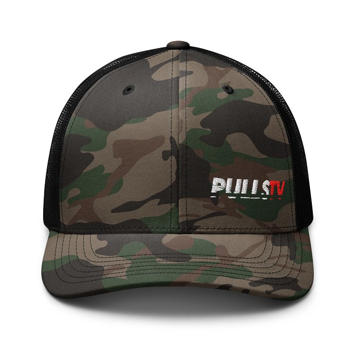 PULLSTV Camo Trucker Hat – Limited Edition product image (1)