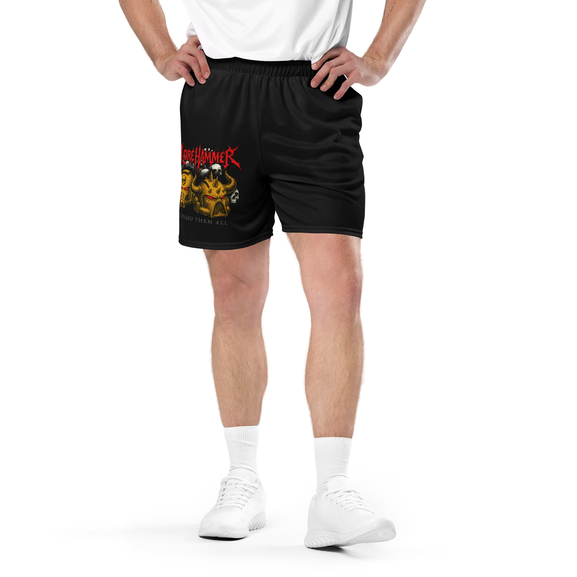 PURGE THE DAEMONS DELUXE GYM SHORTS product image (3)