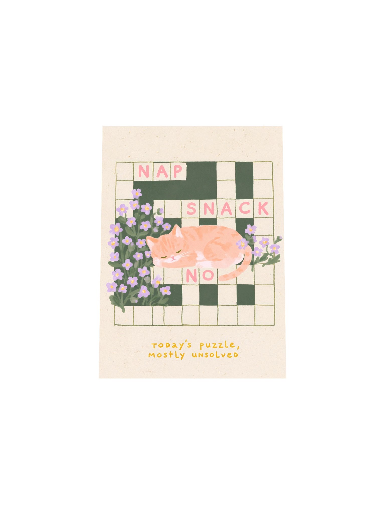 Sleepy Cat Puzzle Poster product image (29)