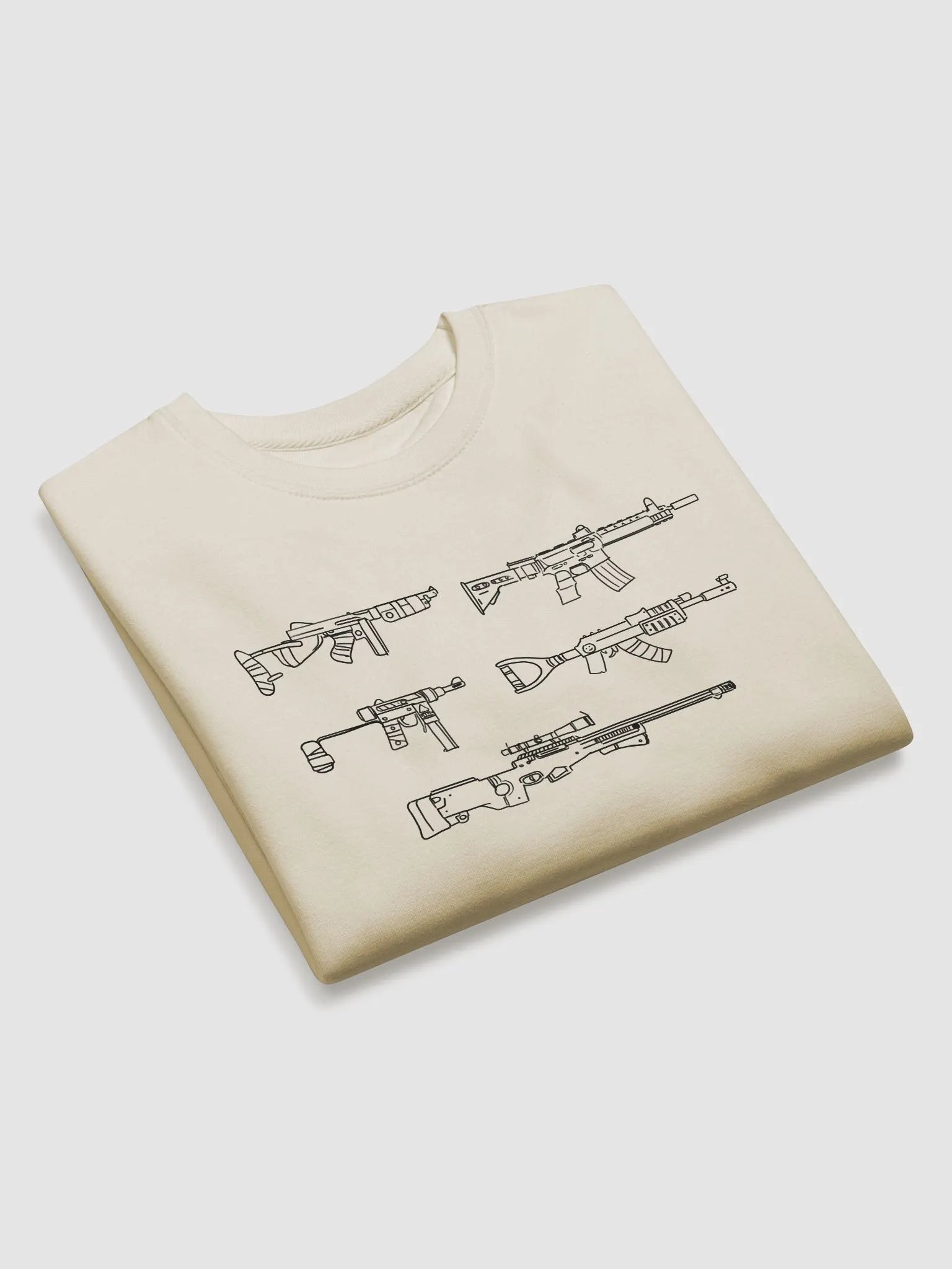 BeccaSomething Rust Gun Stencil Print Premium Sweatshirt product image (11)