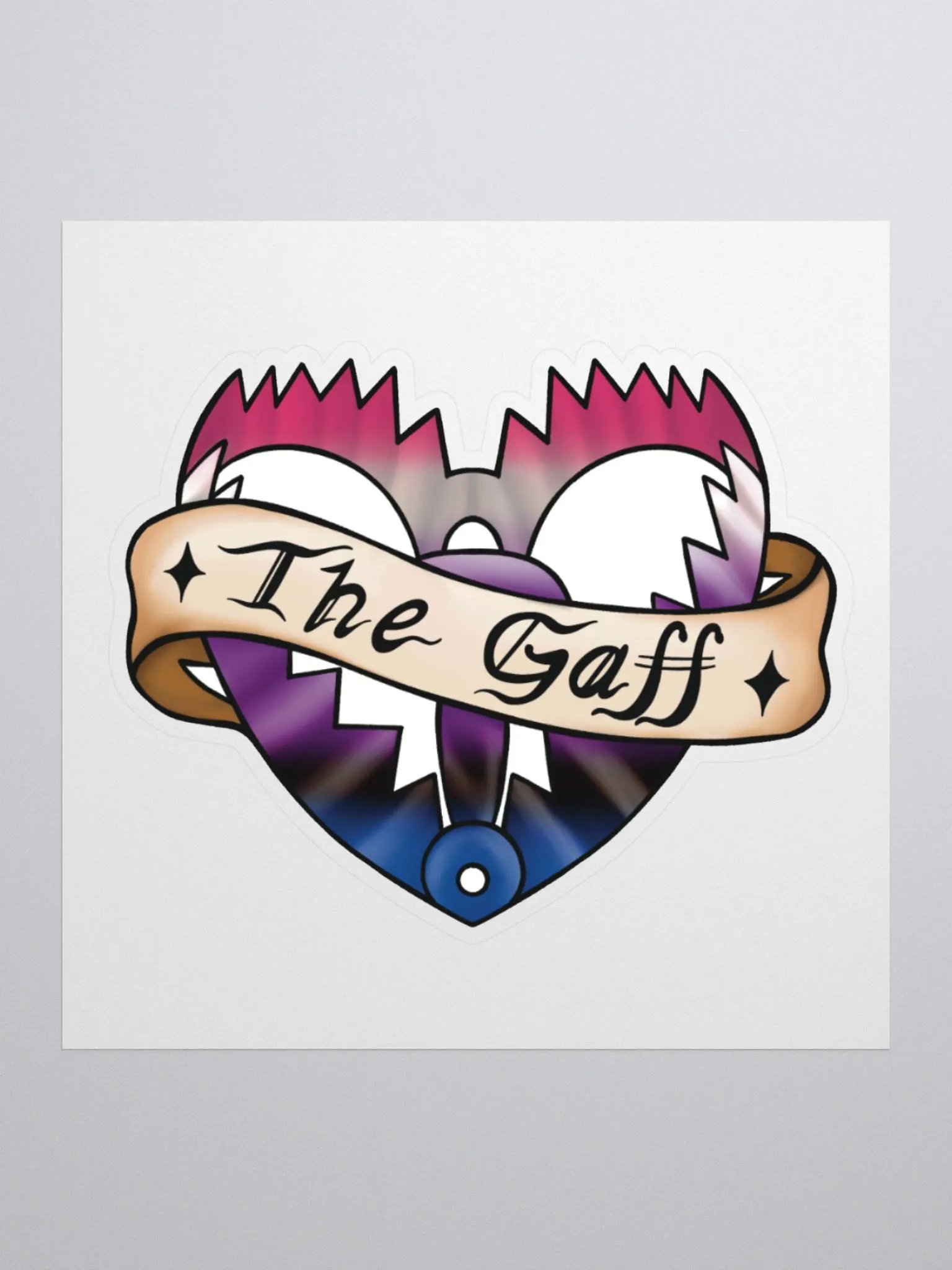 Genderfluid "The Gaff" Sticker product image (1)