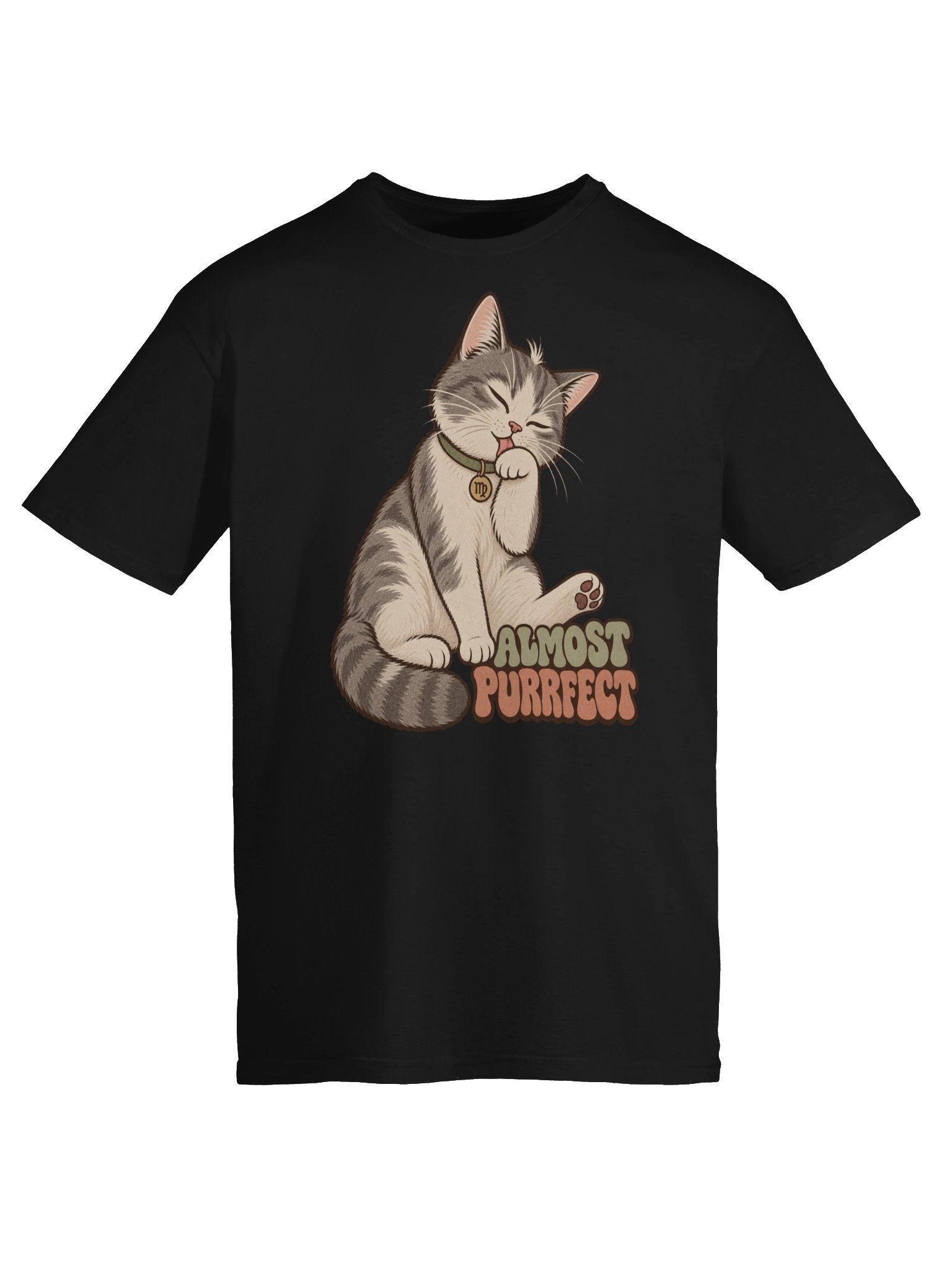 Virgo Almost Purrfect Cat Zodiac T-Shirt product image (5)