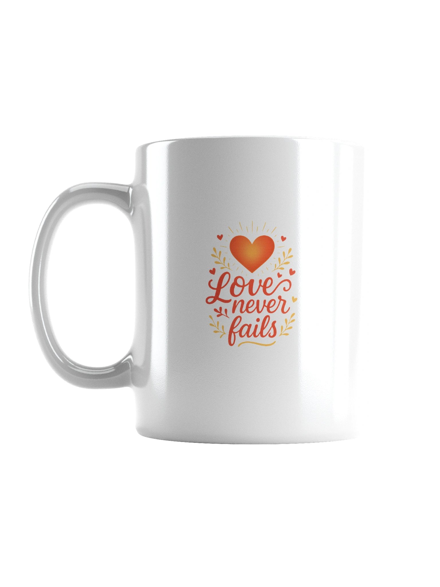 Love Never Fails - Coffee Mug product image (3)