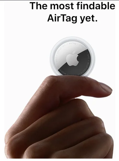 Apple AirTag (2nd Generation) - 4 Pack: Tracker for Keychain, Wallet, and More; Locator with Sound; Simple One-Tap Setup with iPhone or iPad; Key Finder with up to 1.5X Precision Finding Range product image (2)
