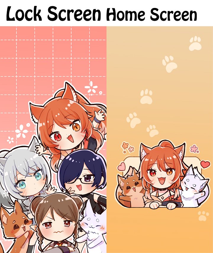 *FREE* Kitzumii & Friends Phone Wallpaper product image (1)