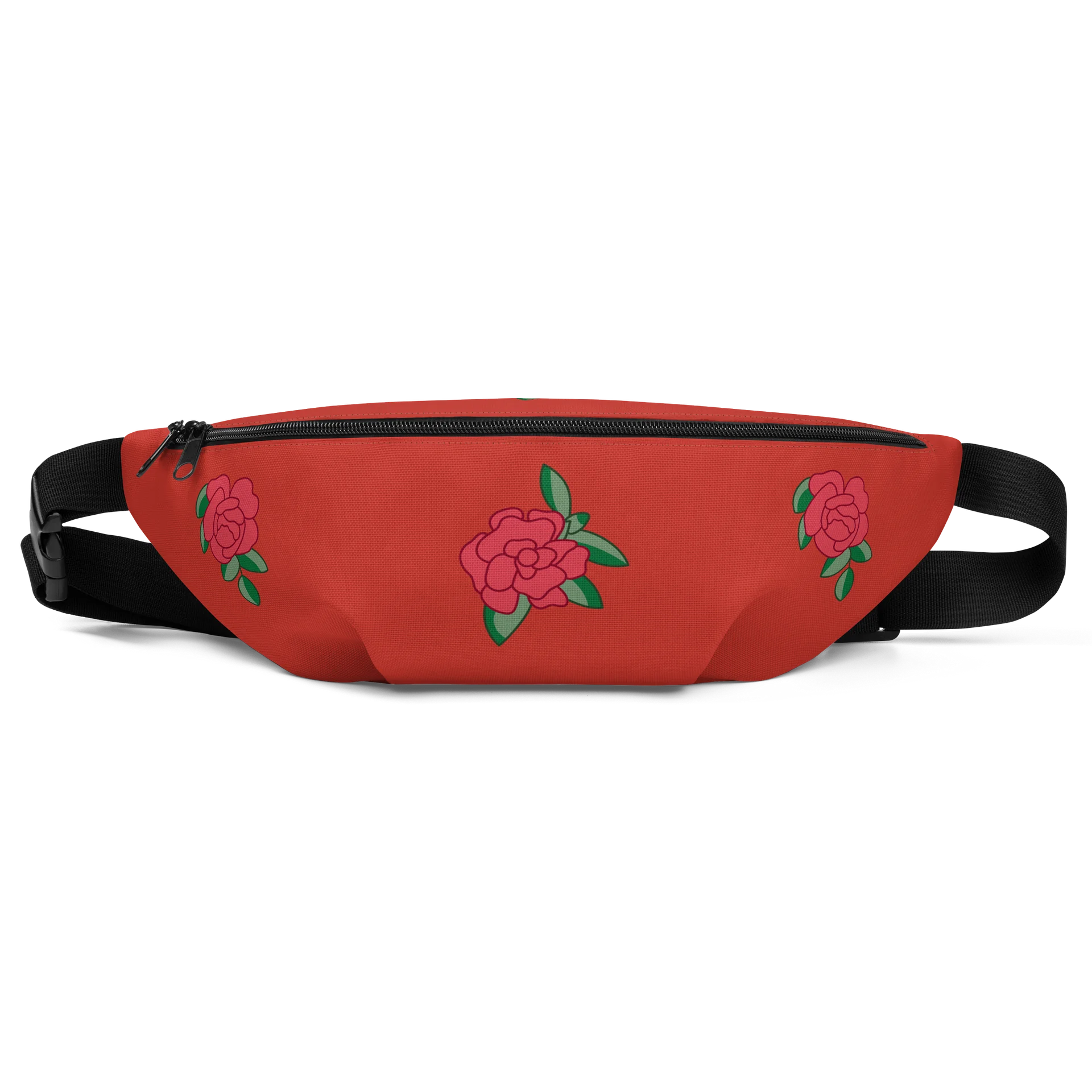 rose Harly Red All-Over Print Fanny Pack product image (1)