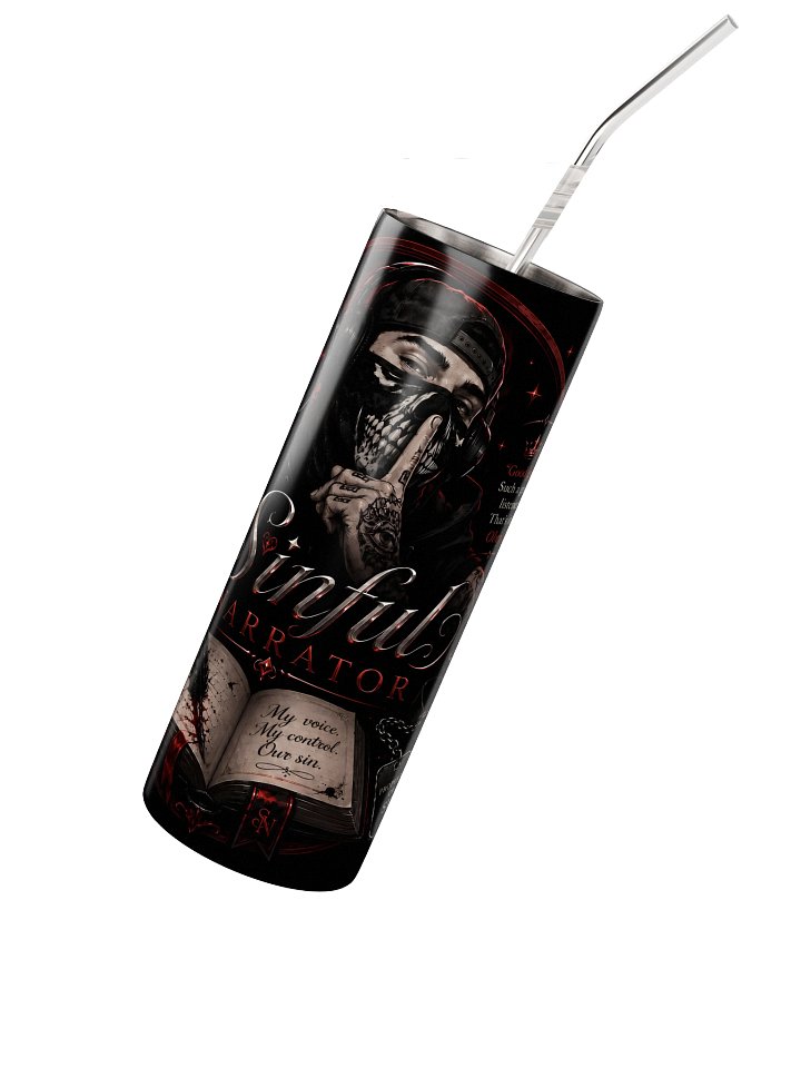 Sinful Narrator Gothic Tumbler product image (2)