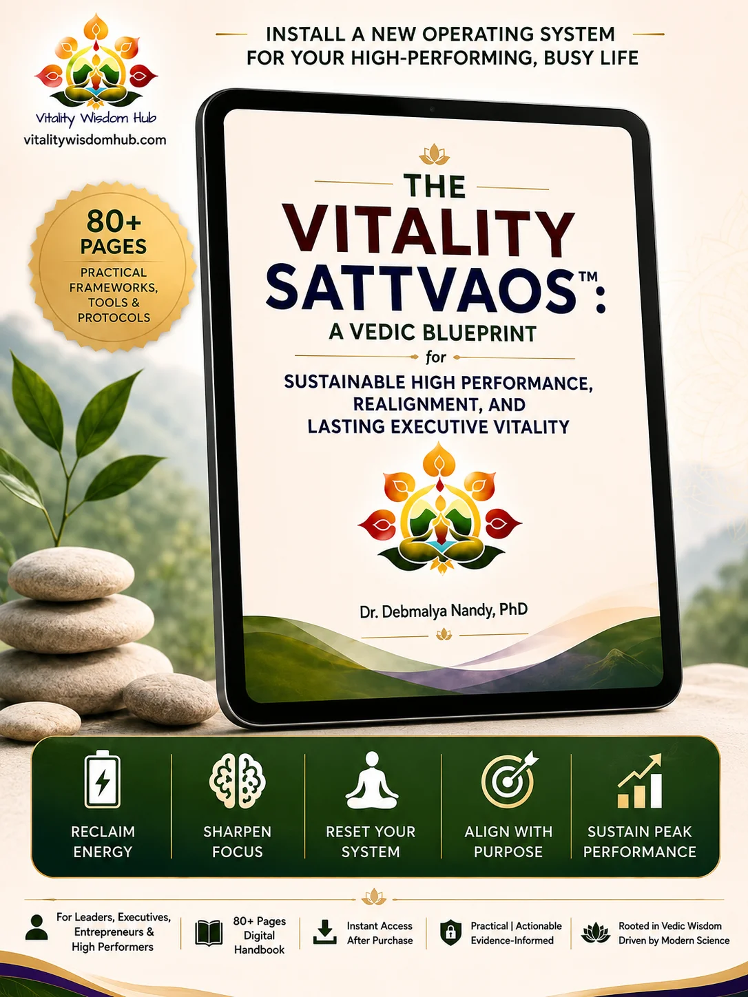 The Vitality SattvaOS™ Executive Vitality Handbook: Energy, Focus, & Purpose Reset Blueprint product image (3)