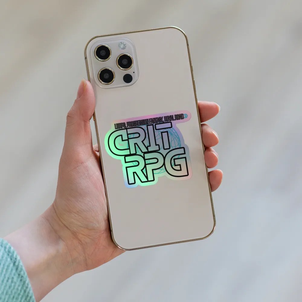 CritRPG Holo Sticker! product image (8)