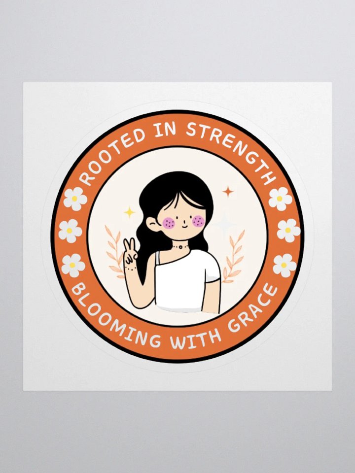 Rooted in Strength Kiss Cut Stickers product image (1)