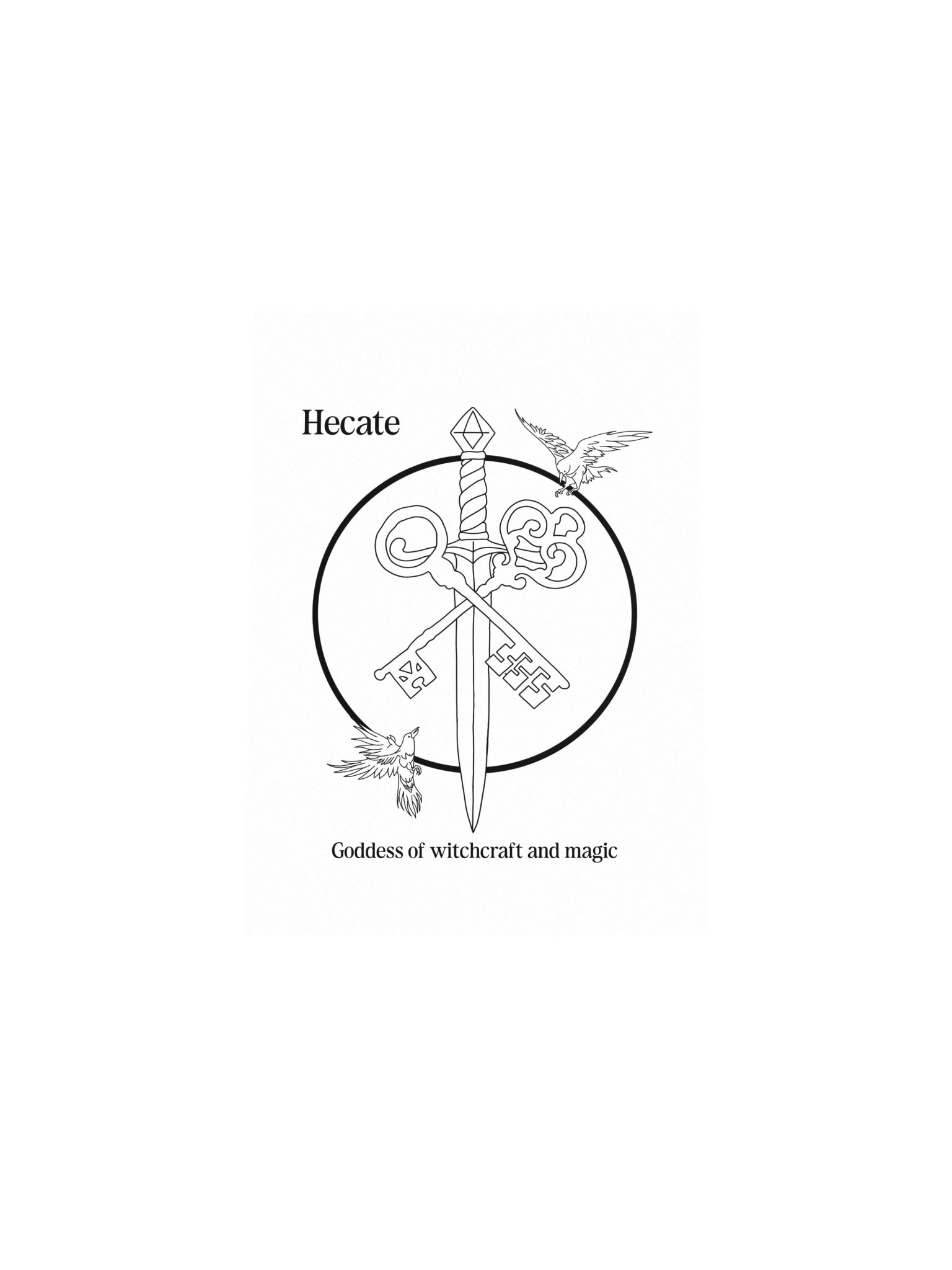 Hecate Poster Black Print product image (12)