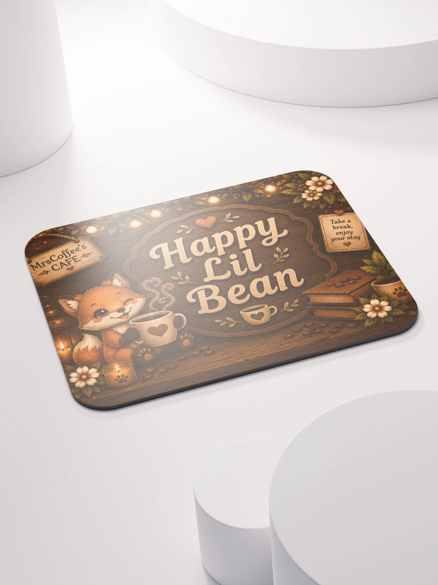 happy Lil Bean Mouse Pad product image (4)