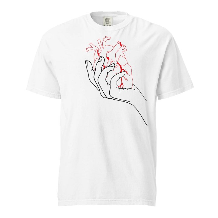 Hold My Heart Tee (White) product image (1)