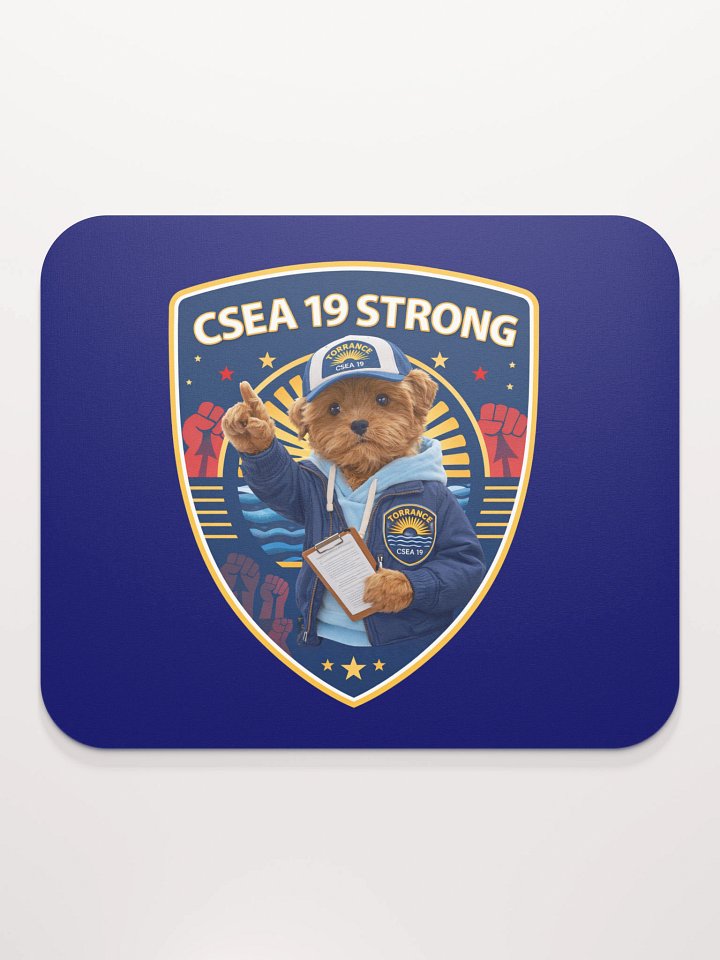 CSEA 19 Strong Union Badge Mouse Pad product image (2)