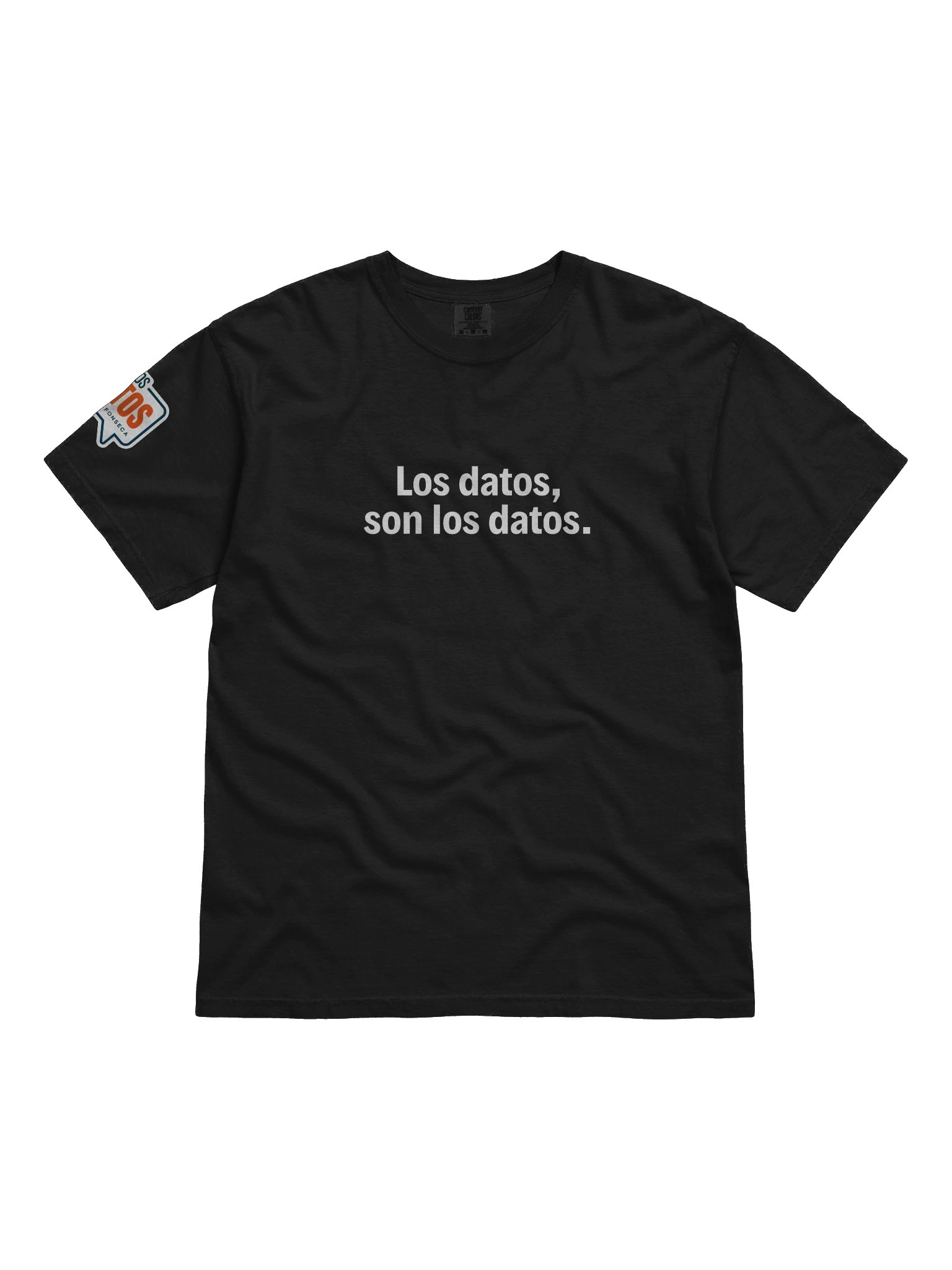 Los datos son los datos camisa negra product image (1)