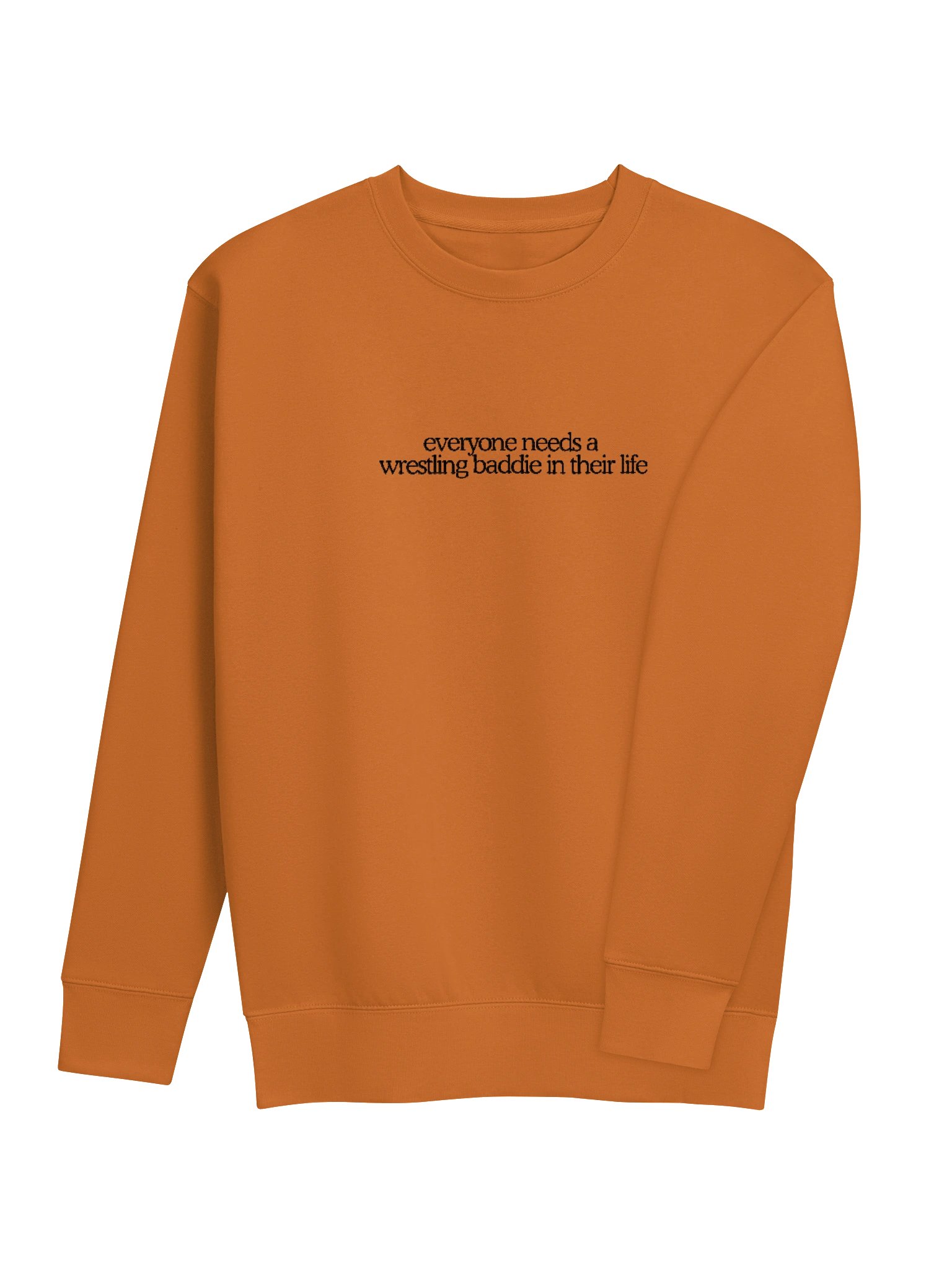 Everyone Needs A Wrestling Baddie In Their Life Embroidered Crewneck product image (4)