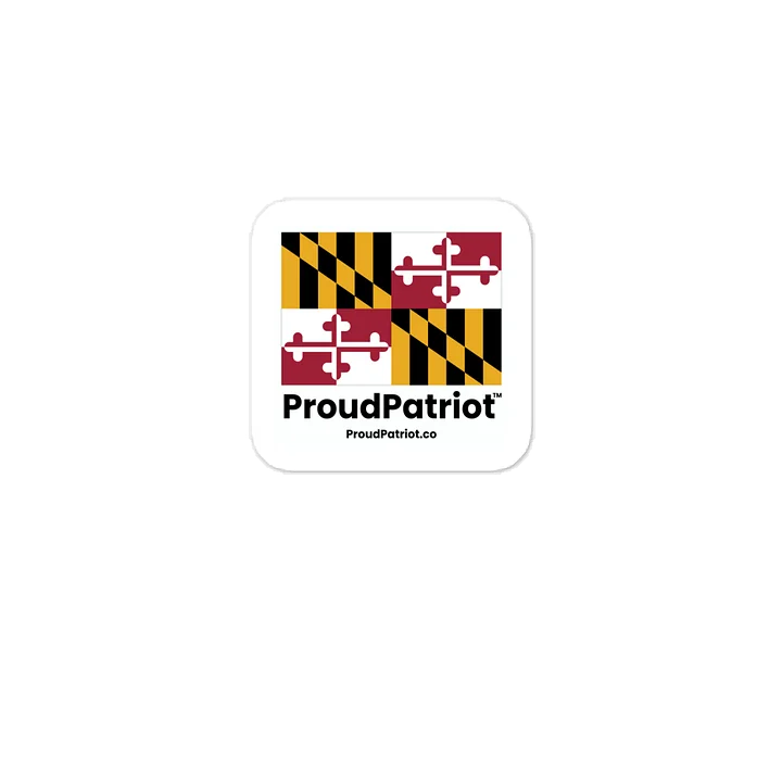 Maryland State Flag Vinyl Sticker product image (1)