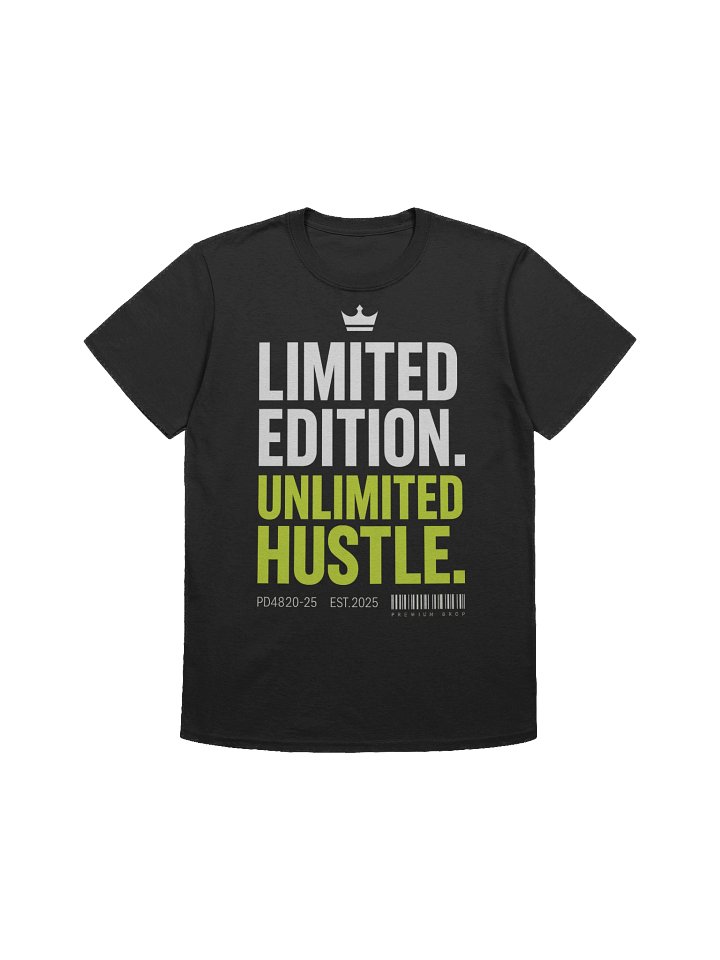 Limited Edition. Unlimited Hustle – Motivational Streetwear T-Shirt product image (1)