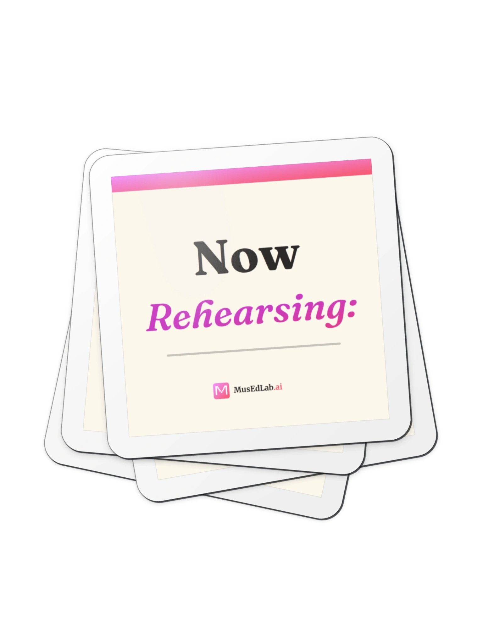 Now Rehearsing Whiteboard Magnet product image (2)