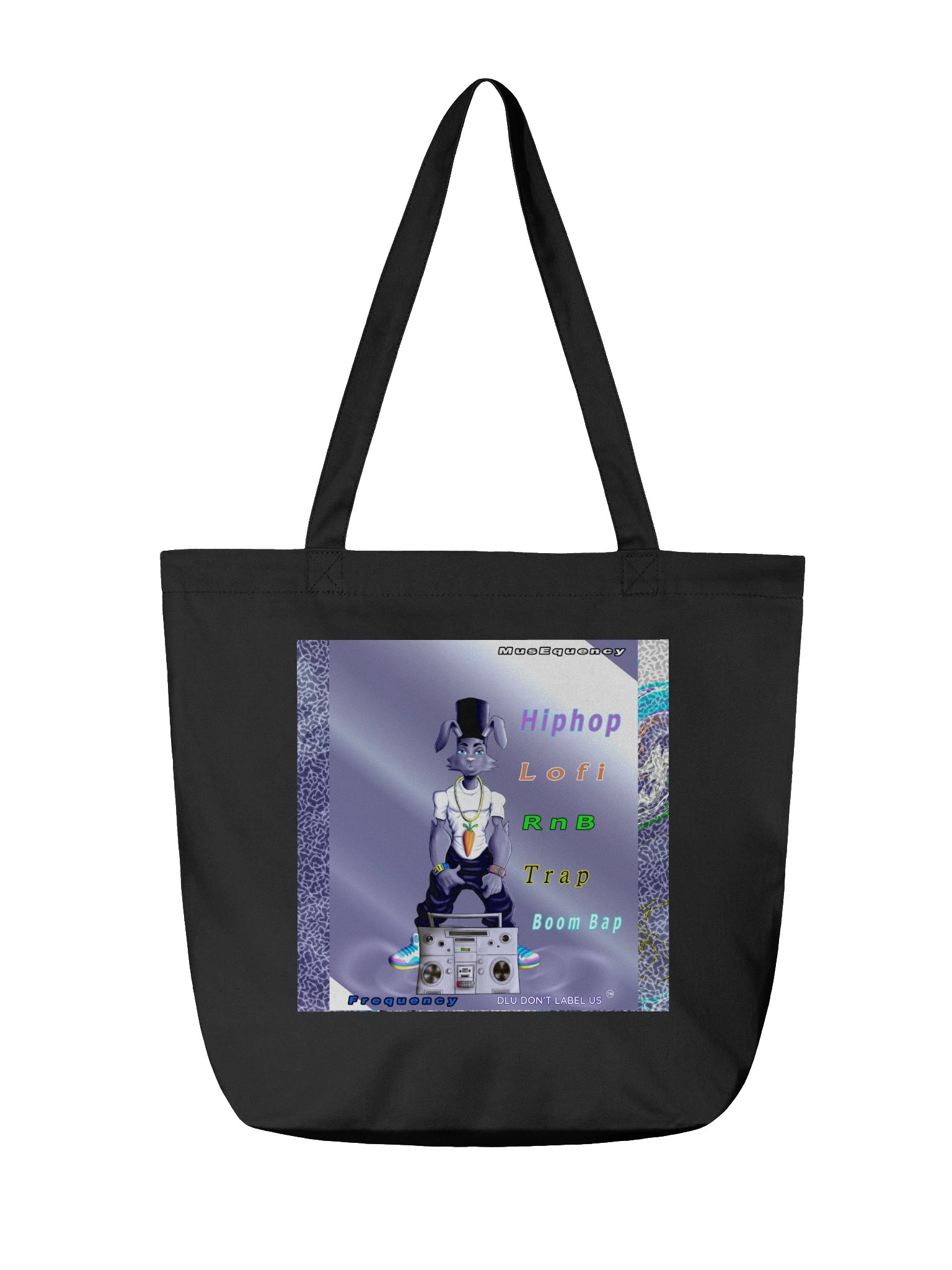 DLU DON’T LABEL US® Frequency Fusion Tote Bag product image (2)