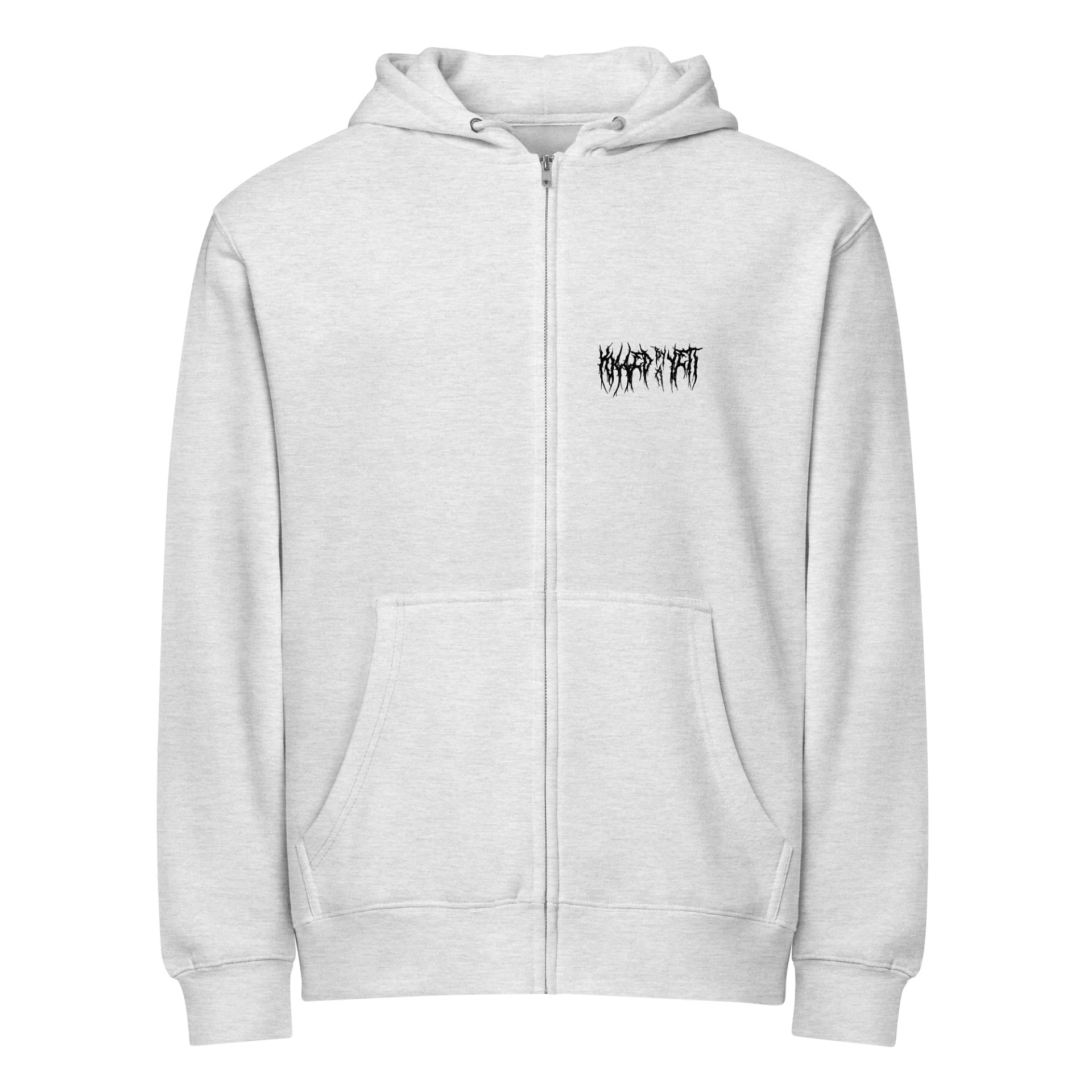 Killed by a Yeti Ski Game Zip Up Hoodie product image (1)