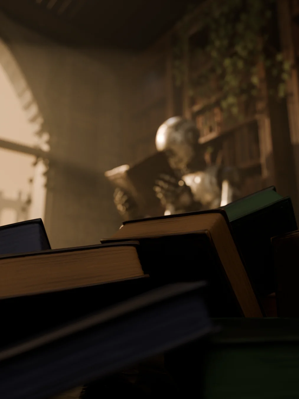 Robot in Library | Scene File product image (4)