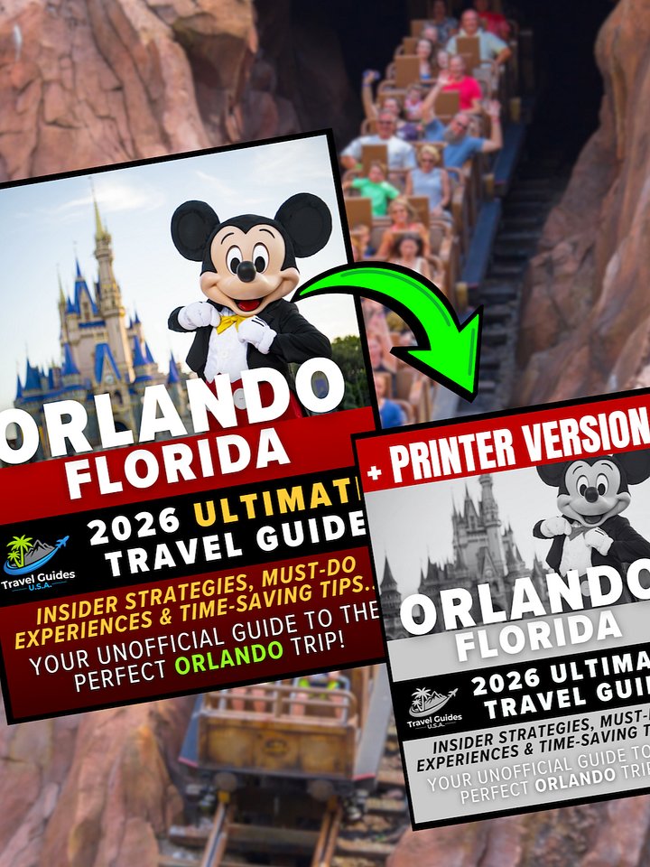 Orlando Travel Guide 2026 | 91-Page Printable Digital PDF, Instant Download 🌴 product image (1)
